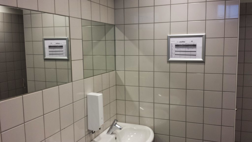smart washroom sensors iot cleaning toilet